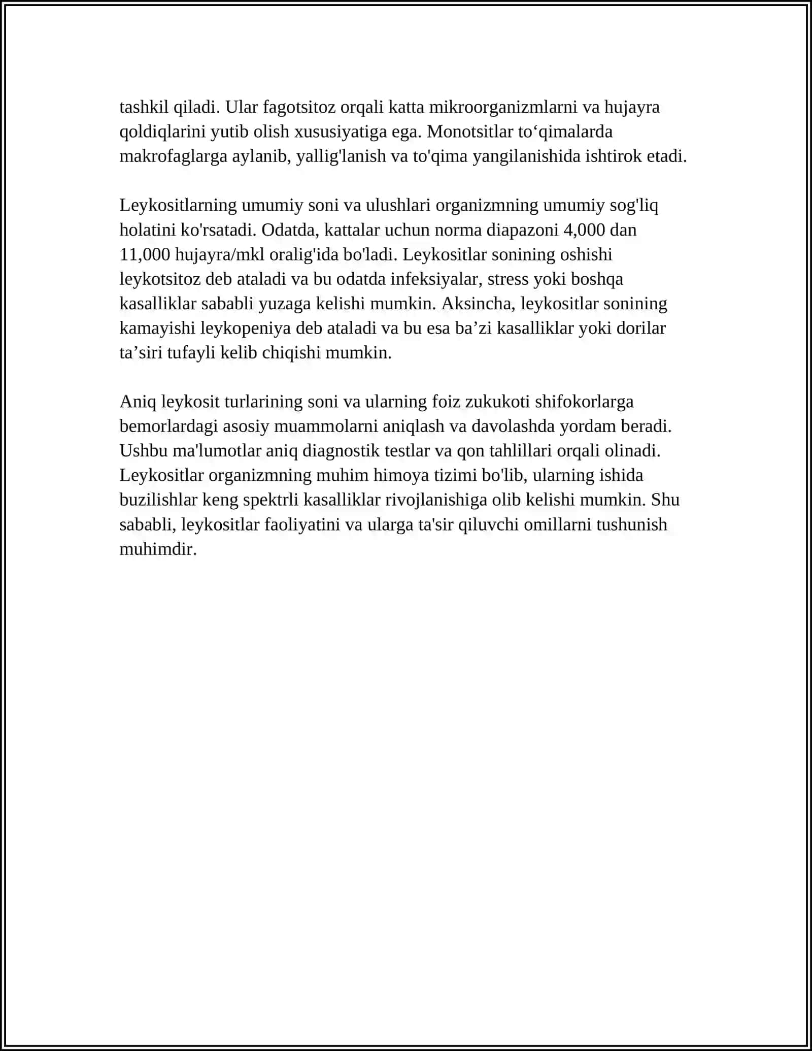 LEYKOSITLAR 4