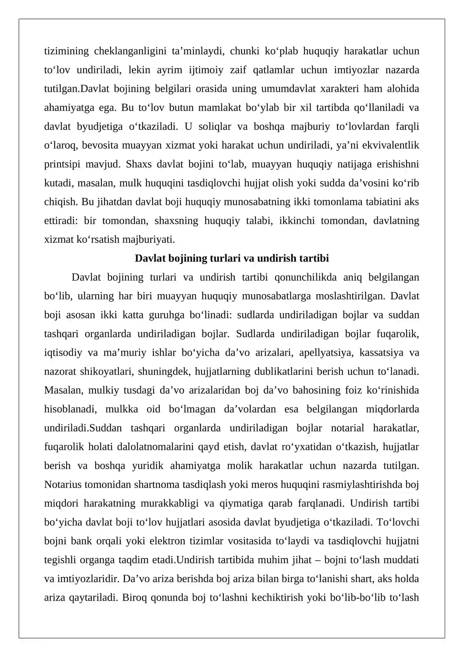 Davlat bojidan ozod qilish asoslari 4