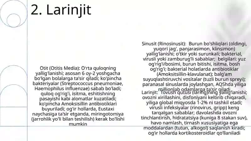 O't - tosh kasalliklari 4