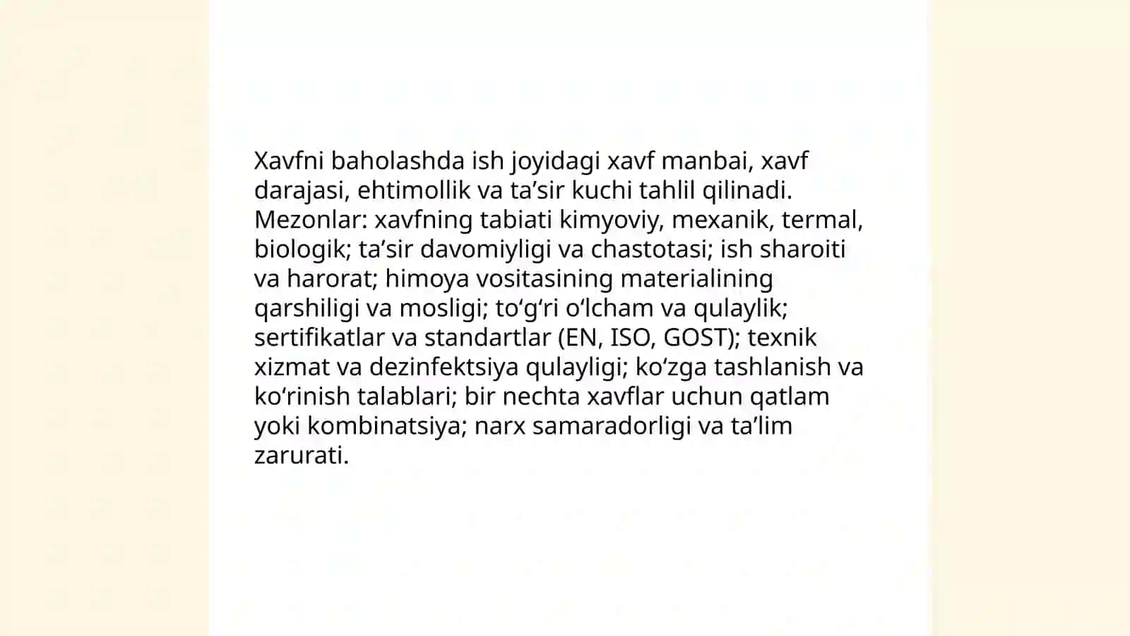 Shaxsiy ximoya vositalari 4