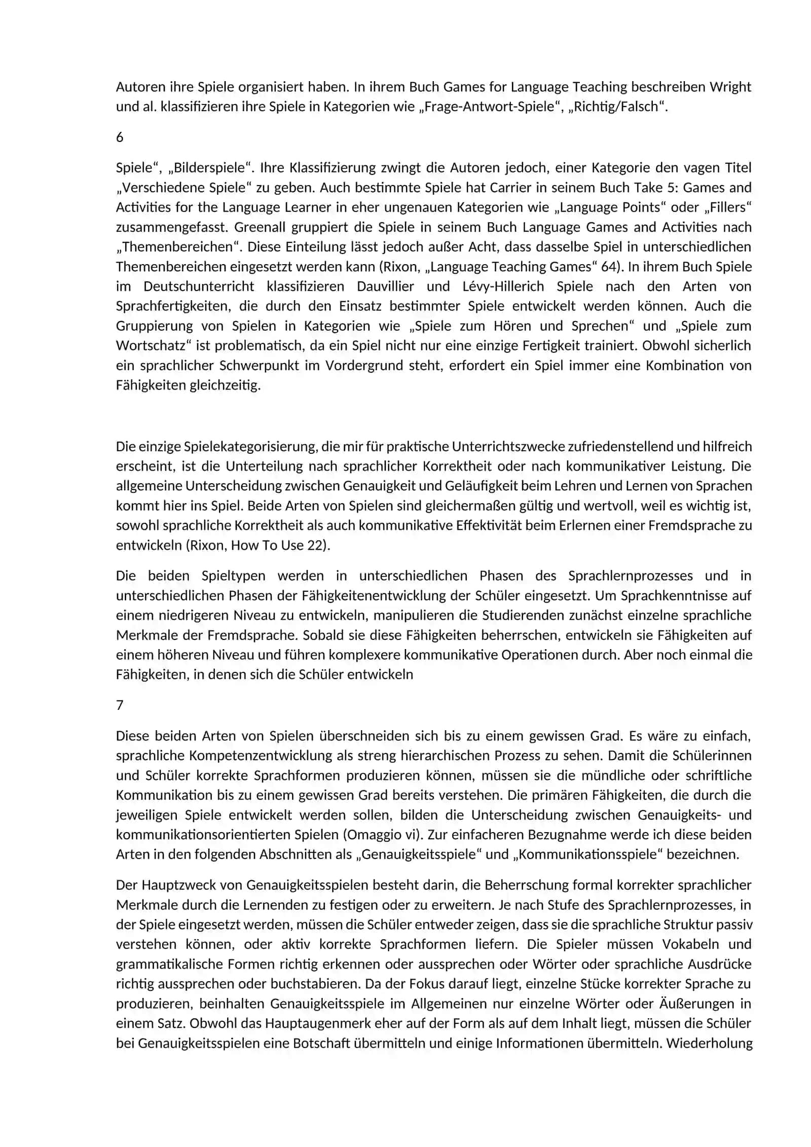 Sprachlernspiele im Unterricht 4