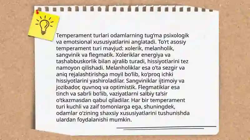 Shaxsning individual tipologik xususiyatlari 4