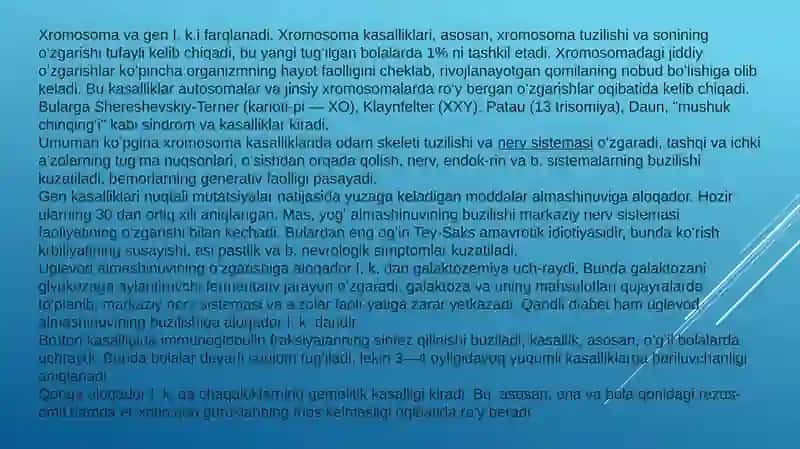 Irsiy kasalliklar 4