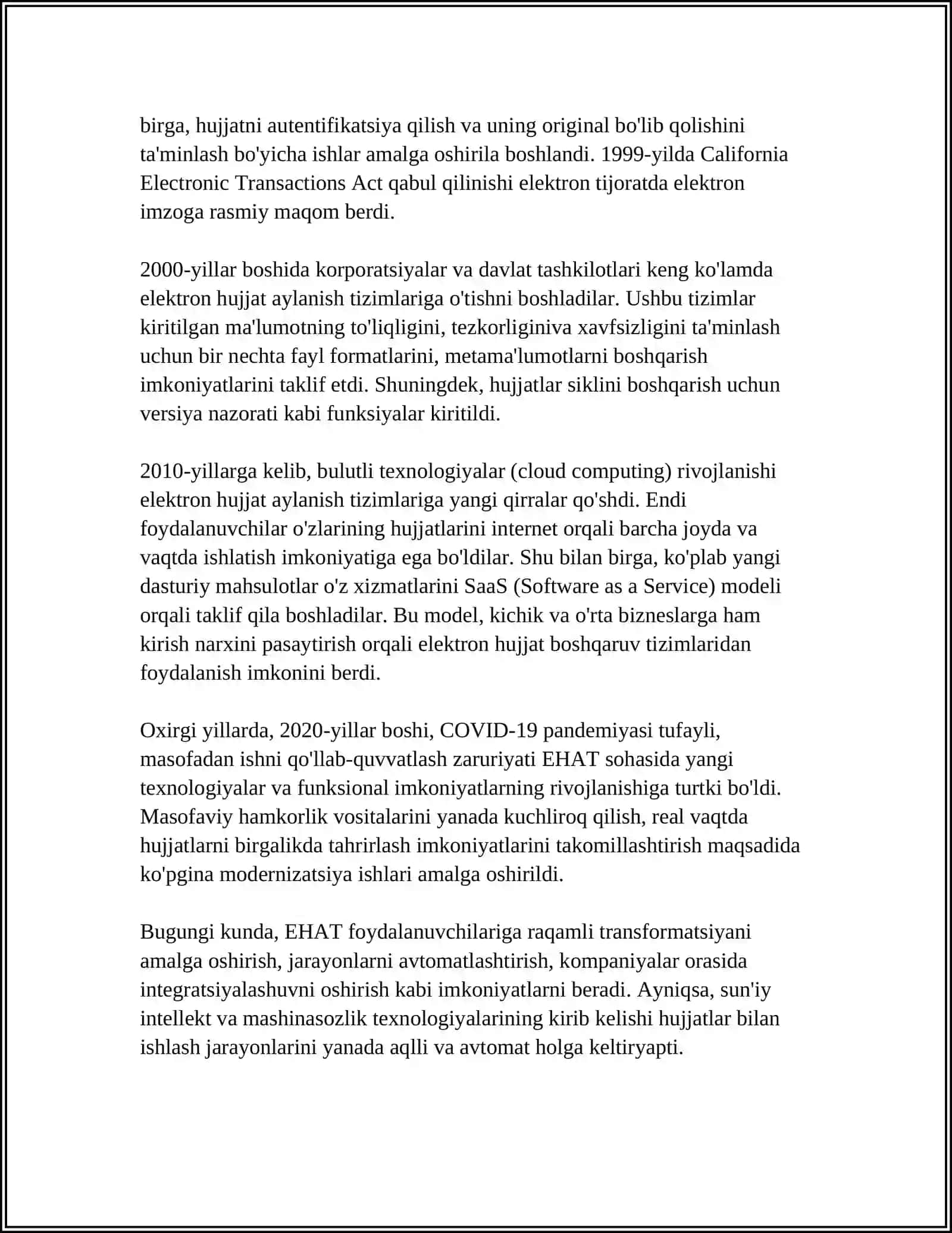 Elektron hujjat aylanish tizimlari 4
