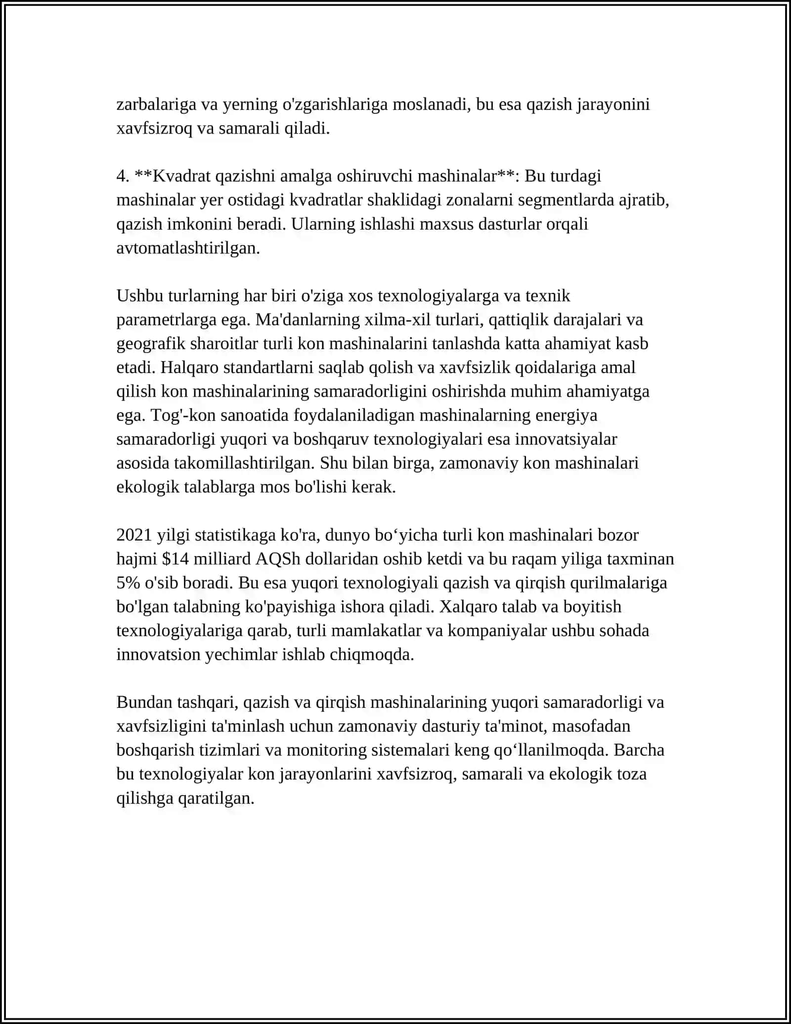 Qirqish va qazuvchi kon mashinalari 4