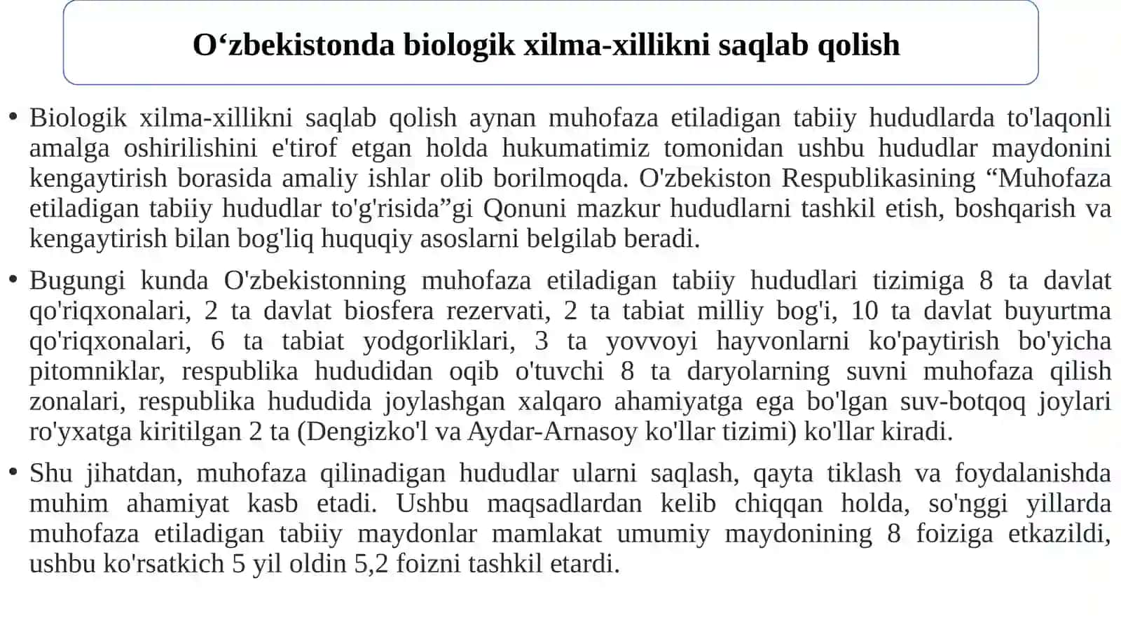 Hayvonlarning muhofazachoralari 4