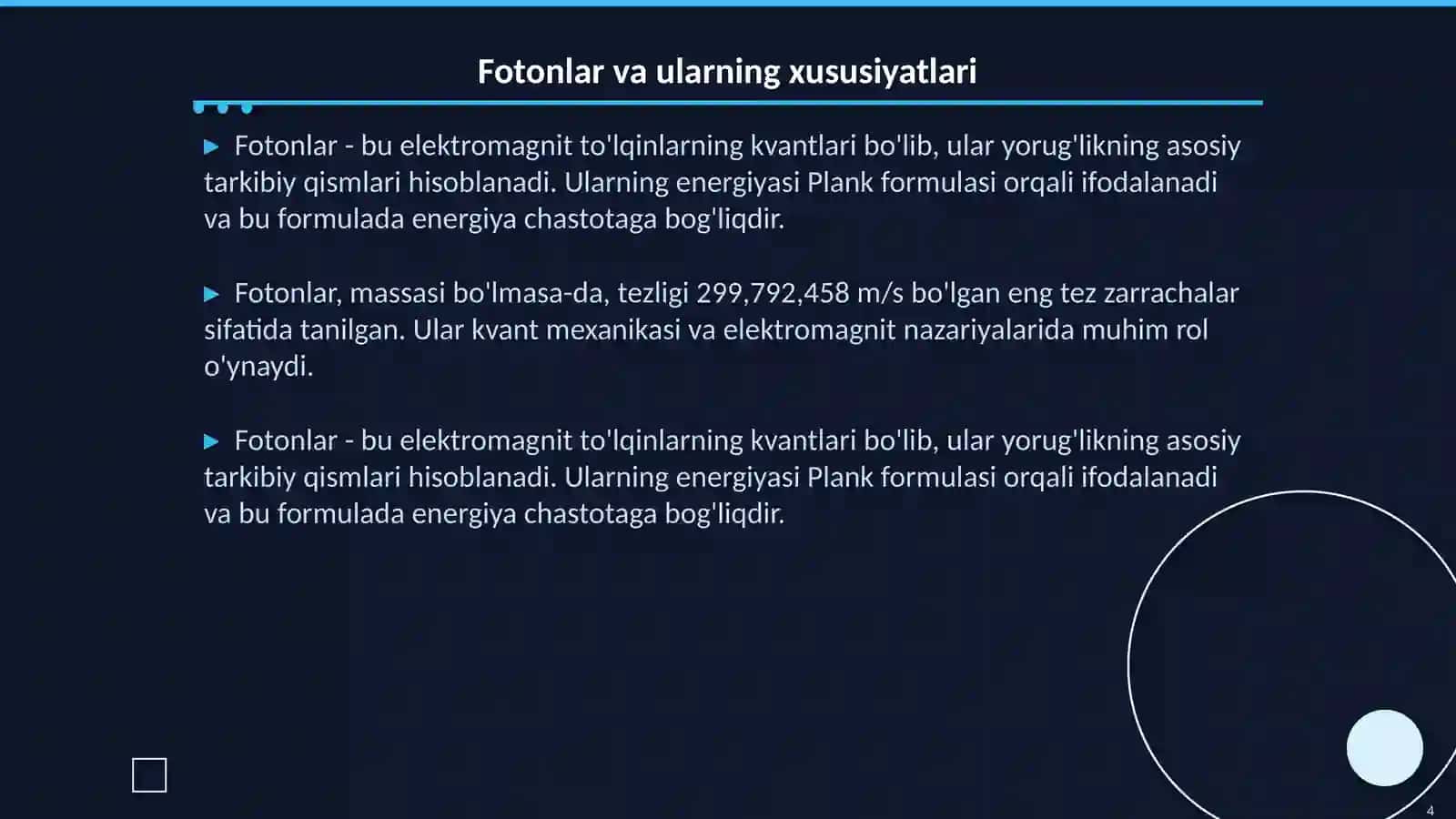 Boze Eyneshteyn statistikasining tadbiqi 4