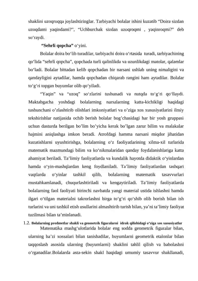 Bolalarda Shartli O‘lchash Yordamida O‘lcham Olish 4