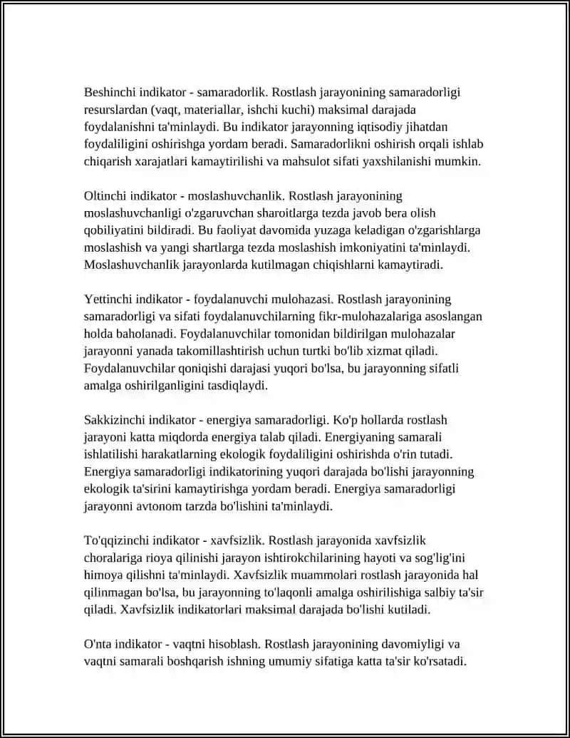 ROSTLASH JARAYONINING SIFATI 4
