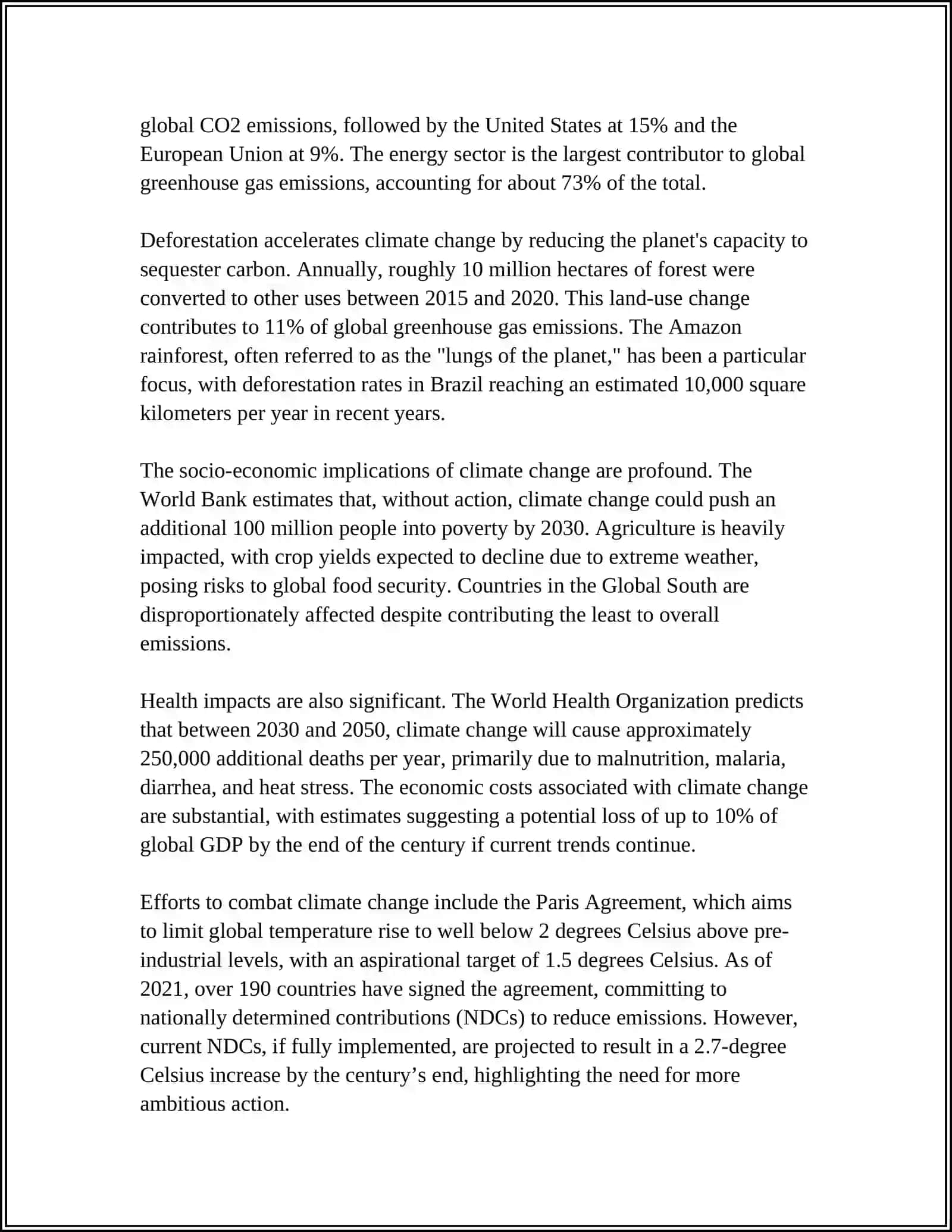 Climate Change and Its Global Impact 4