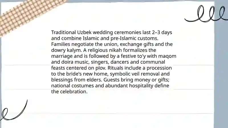 Culture and traditions of Uzbekistan 4