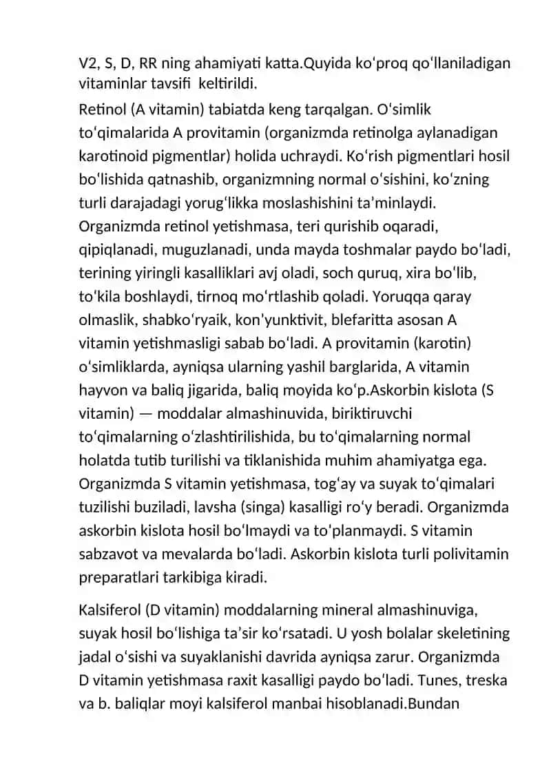Vitaminlar xaqida 4