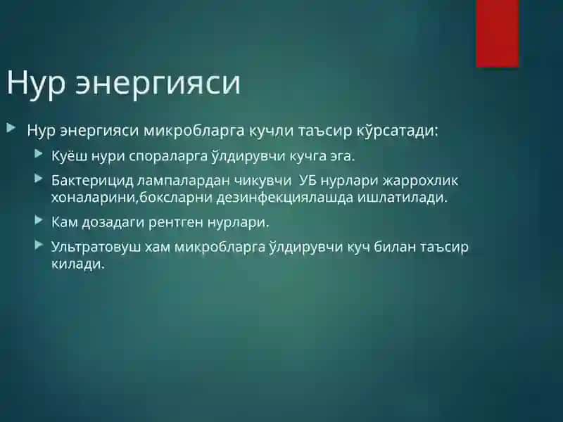 tashqi muhitni mikroorganizmlarga tasiri 4