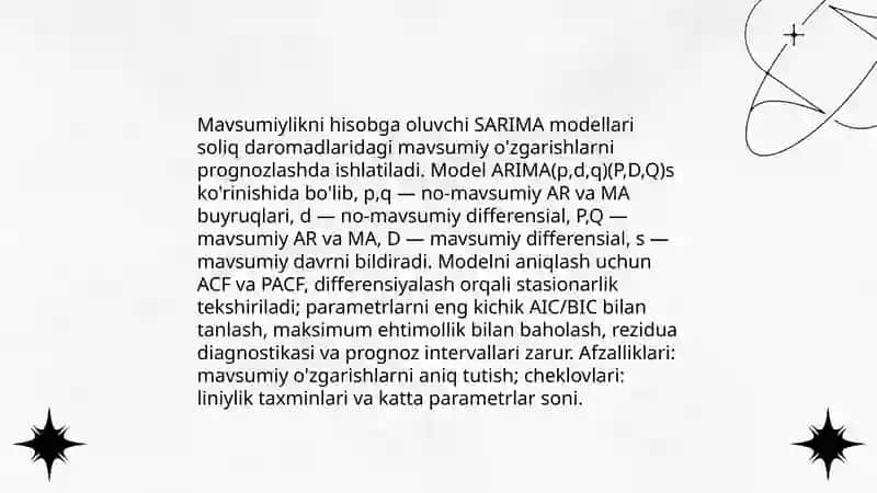 Soliqlarni pragnoz qilish modellari va metodlari 4