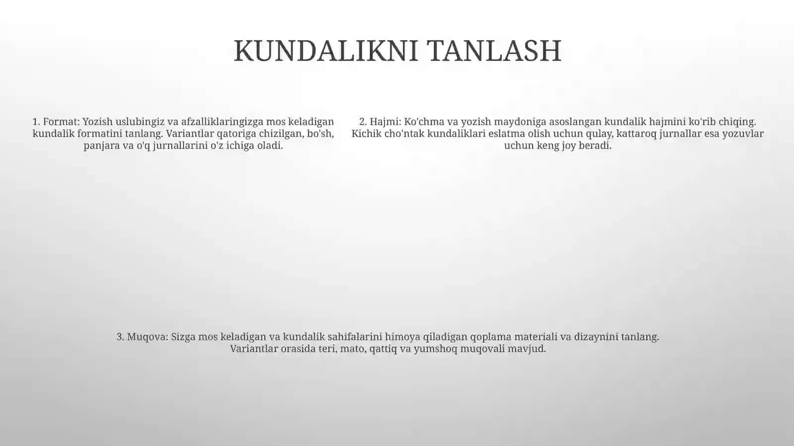 Chet Tili OʻQituvchisi Kundaligini Yuritish 4