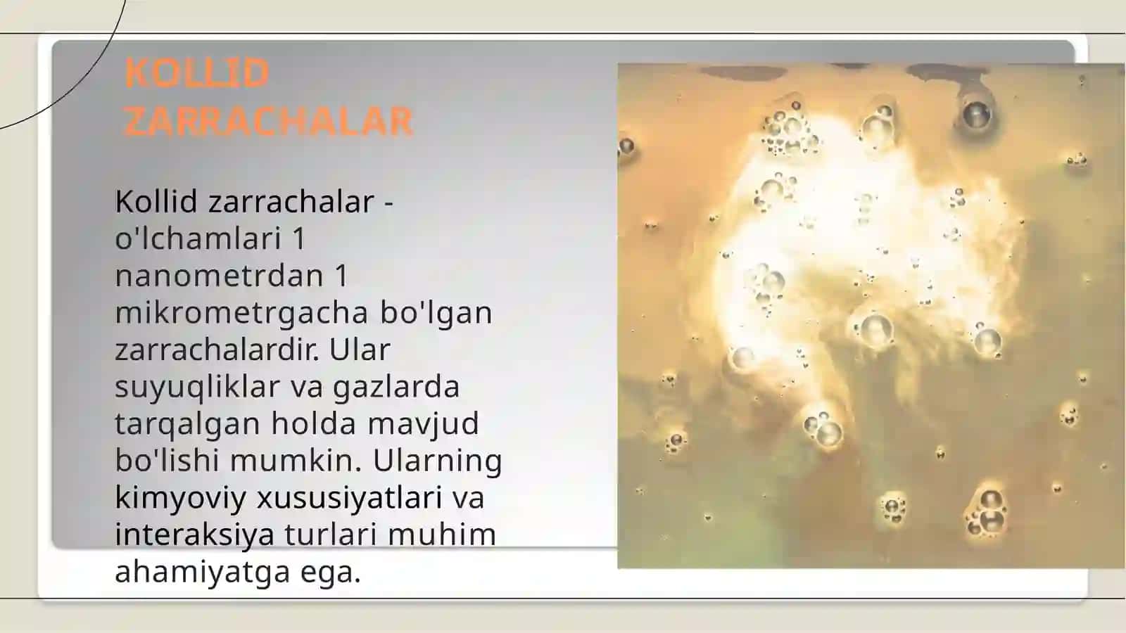 Polidispers sitemalarda kolloid  zarrachalarning cho'kishi 4