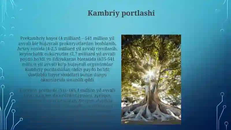 Hayotning evolyutsiyasi 4