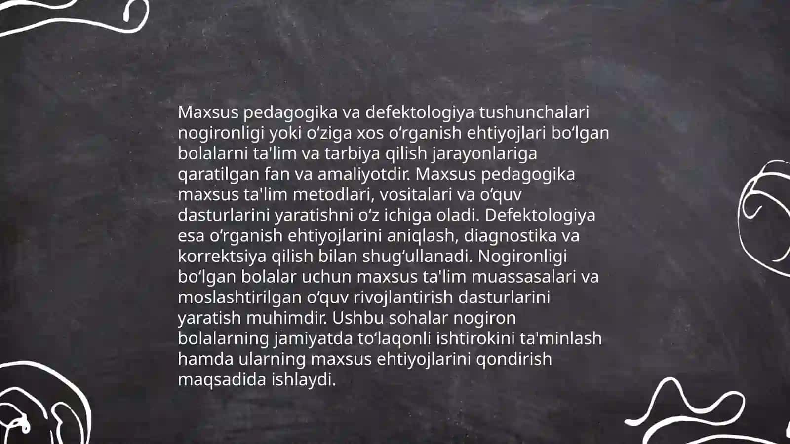 Maxsus pedagogika fanining predmeti 4