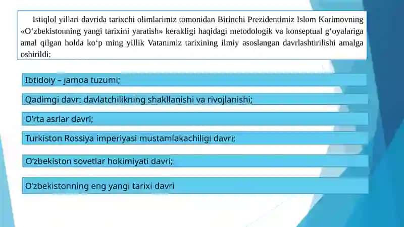 O’zbekistonning eng yangi tarixi 4