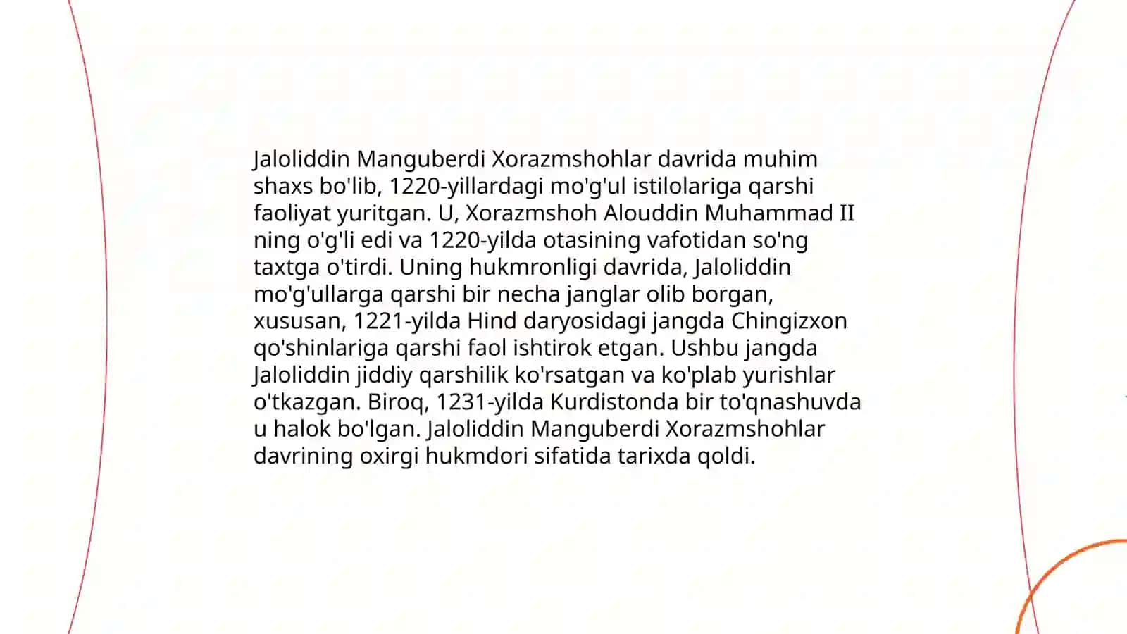 Jaloliddin Manguberdi - Vatan himoyachisi 4