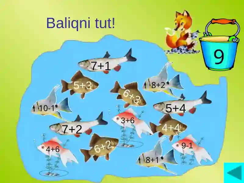 1-sinf uchun matematikadan didaktik o’yinlar 4