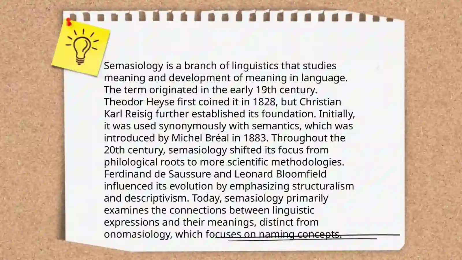 Semasiology 4