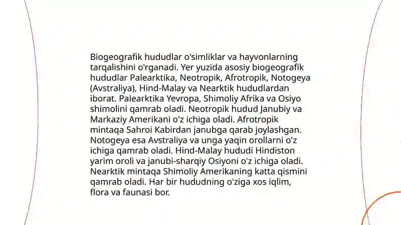 Yerning organik dunyosi tizimi 4