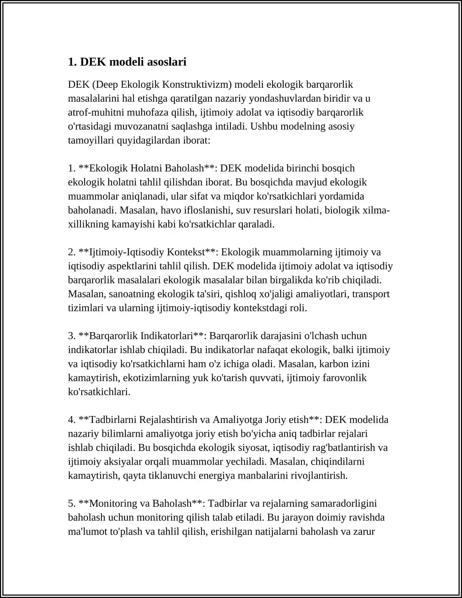 DEK.DEK MASSIV YORDAMIDA TASVIRLASH VA ULAR USTIDA AMALLAR BAJARISH ALGORITIMLARI 4