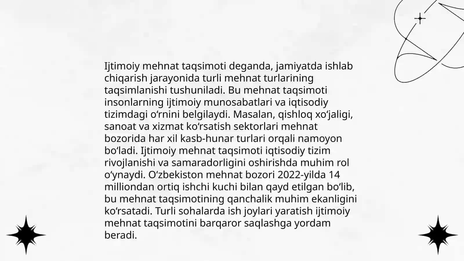Mehnatni tashkil etish shakllari 4