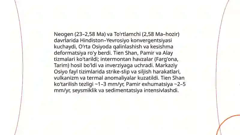 O'rta Osiyoning neogen-to'rtlamchi davr geologik tarixi 4