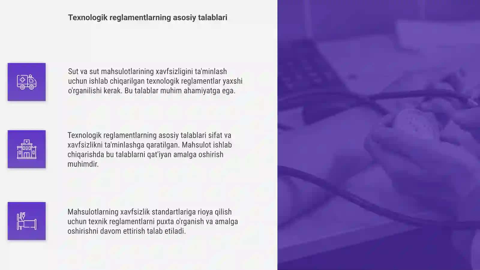 Texnologik reglamentlar va xavfsizlik 4