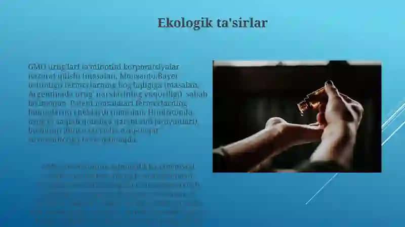 GMOlarning ekologik muammolari 4