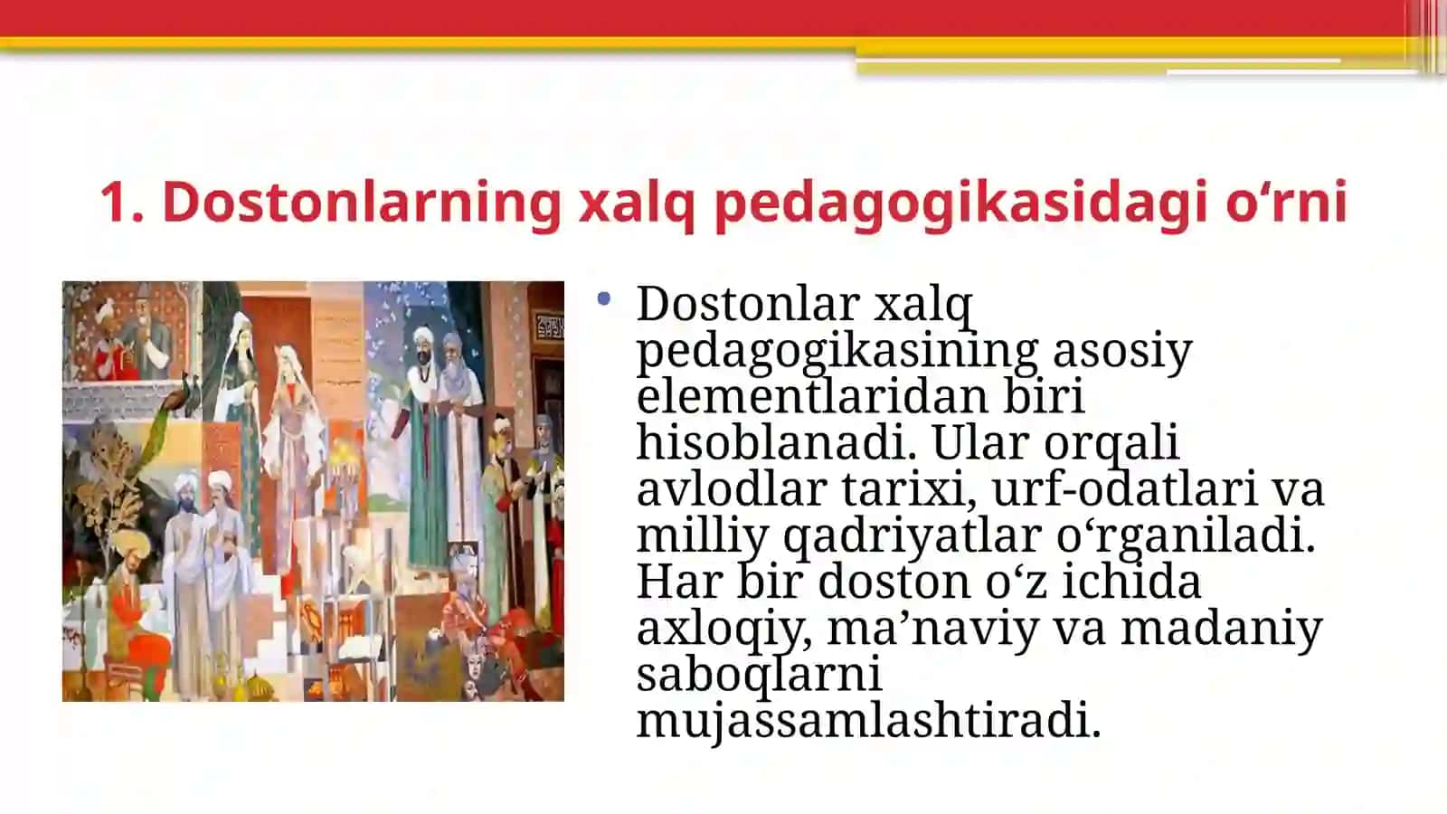 Xalq pedagogikasida dostonlarning tarbiyaviy ahamiyati 4