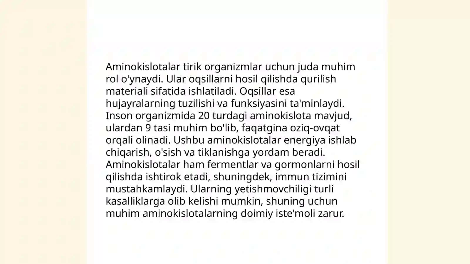 Aminokislotalar metabolizmi 4