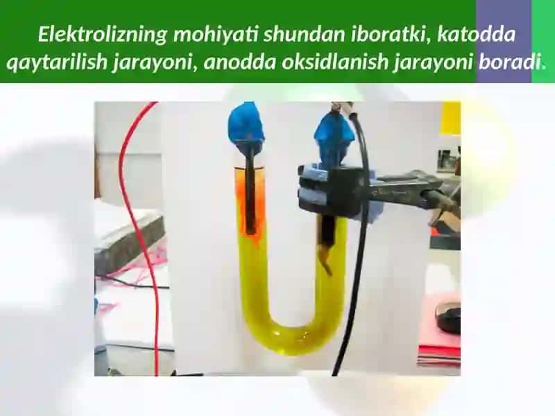 Elektroliz vauning amaliyotshamiyati 4