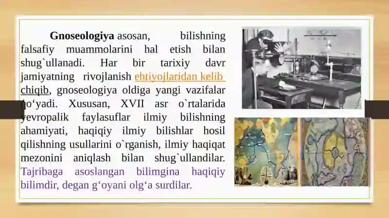 Gnoseologiya – bilish falsafasi 4