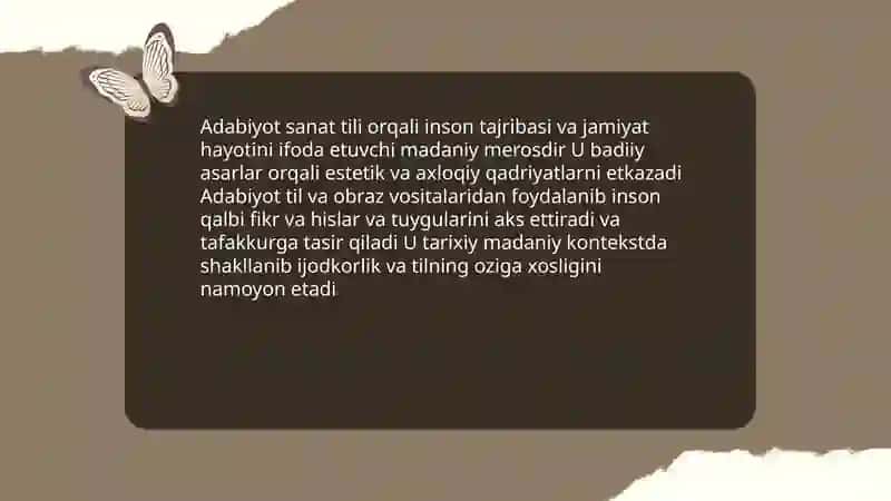 Adabiyotning mohiyati 4