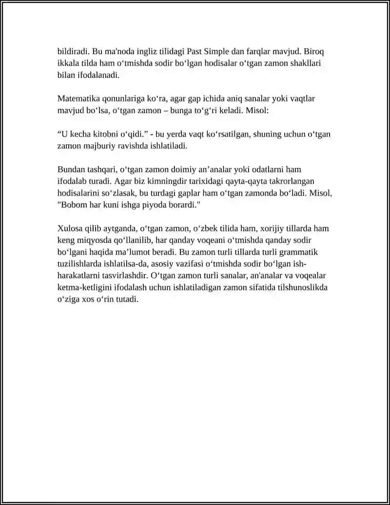 PAST SIMPLE TENSE 4