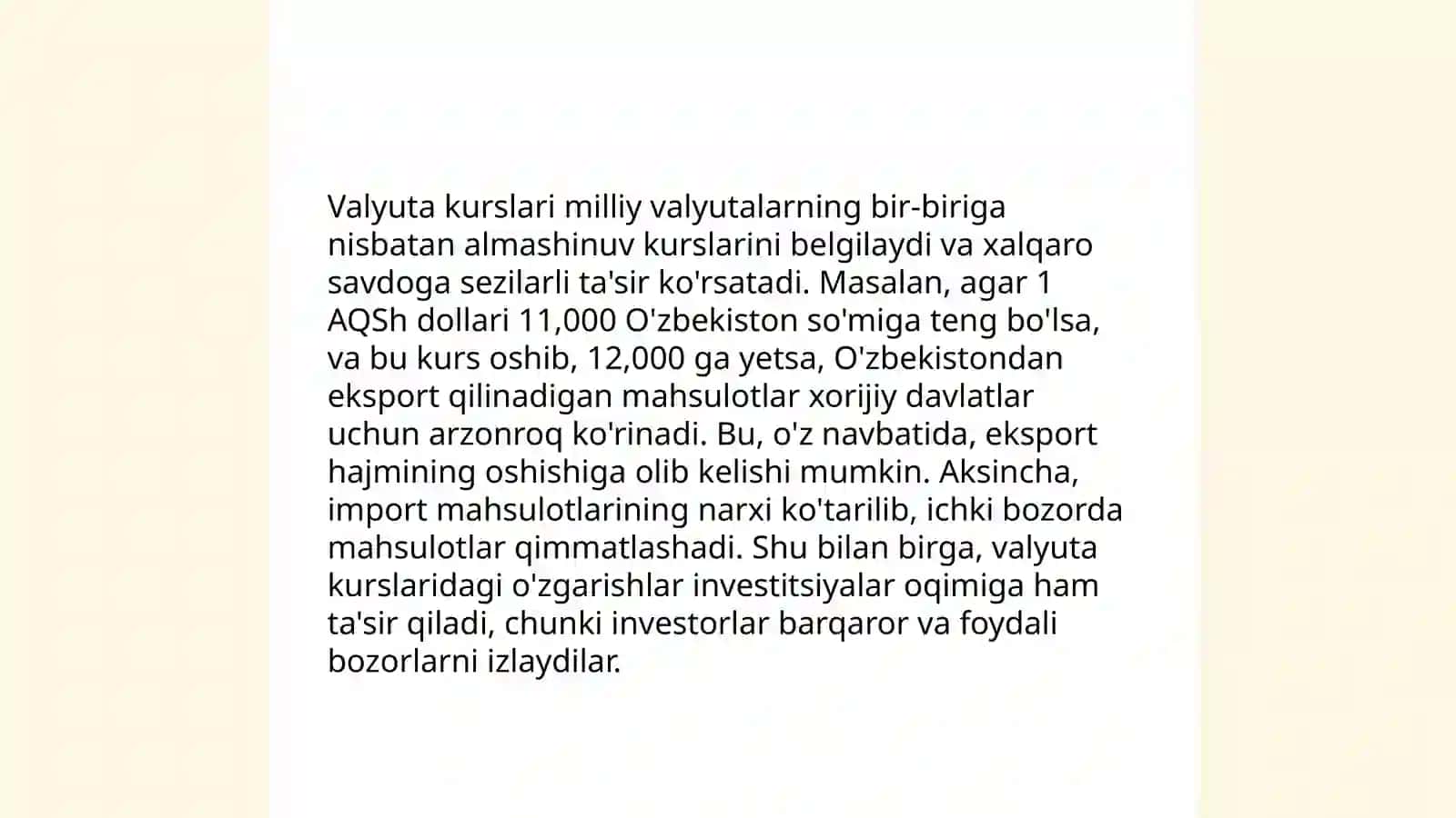 Xalqaro valyutaning Xalqaro savdoda o'rni 4
