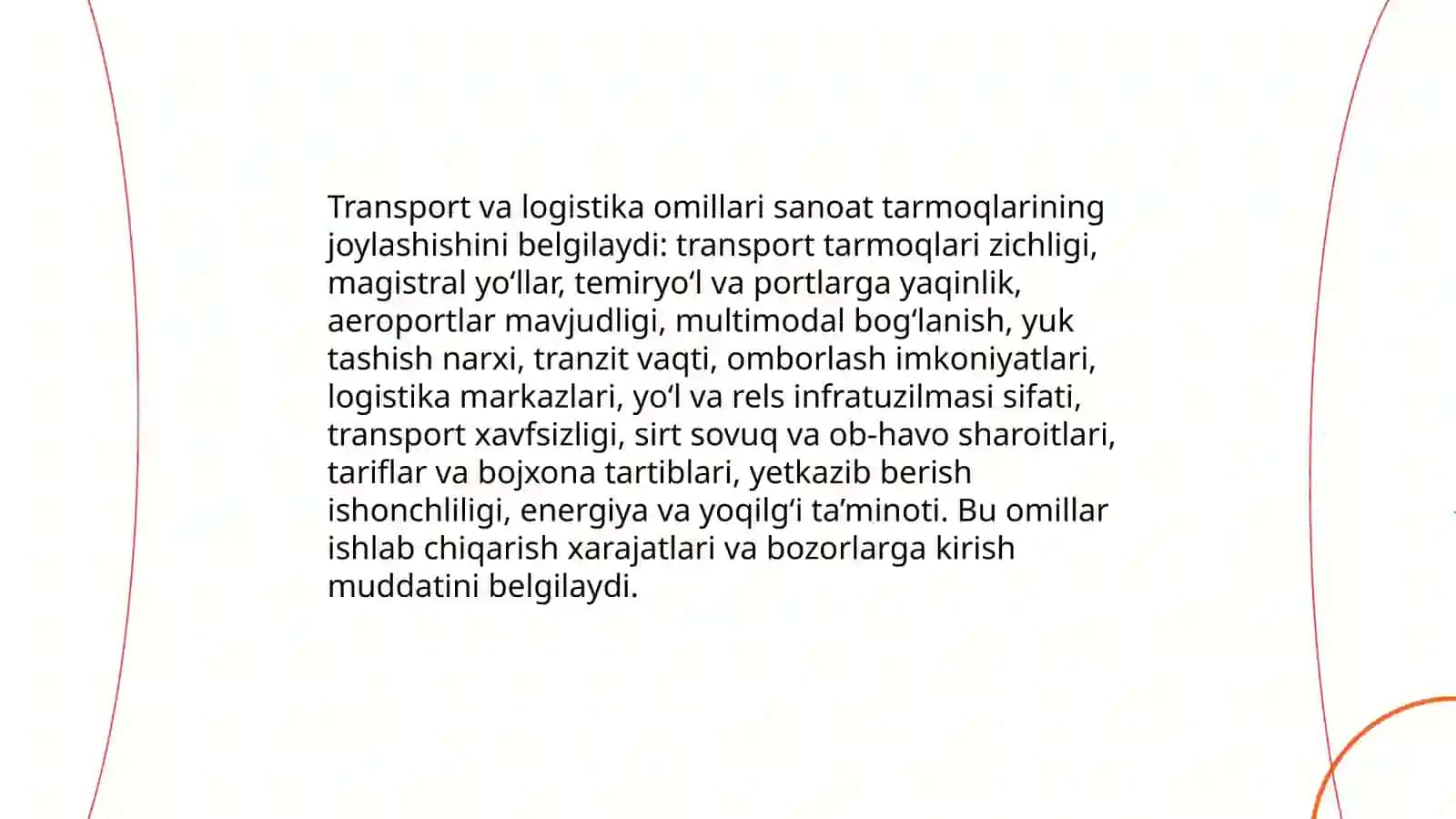 Sanoat tarmoqlarini joylashtirish 4