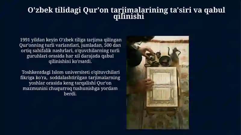 O'zbek tilidagi Qur'on tarjimalarining lingvistik xususiyatlari 4