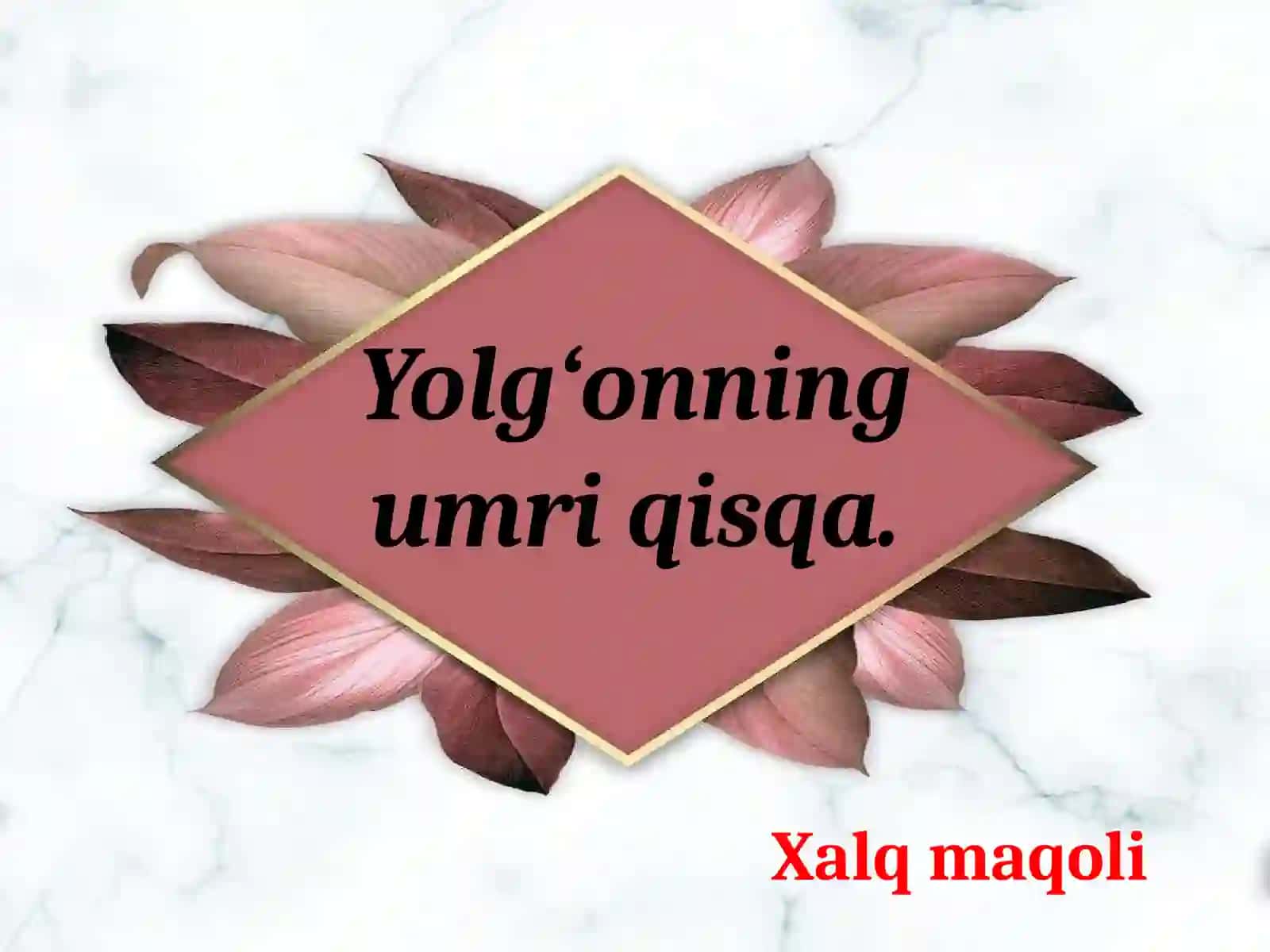 ROSTGO’YLIK VA HALOLLIK 4