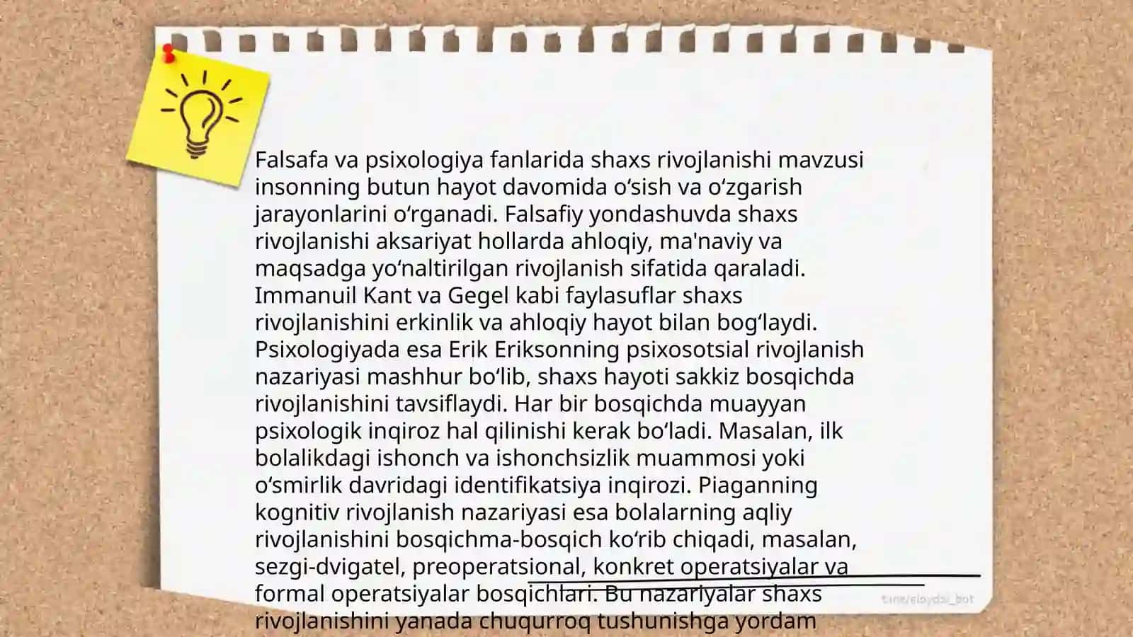 Shaxs kamolotida xorijiy olimlar tasnifi 4