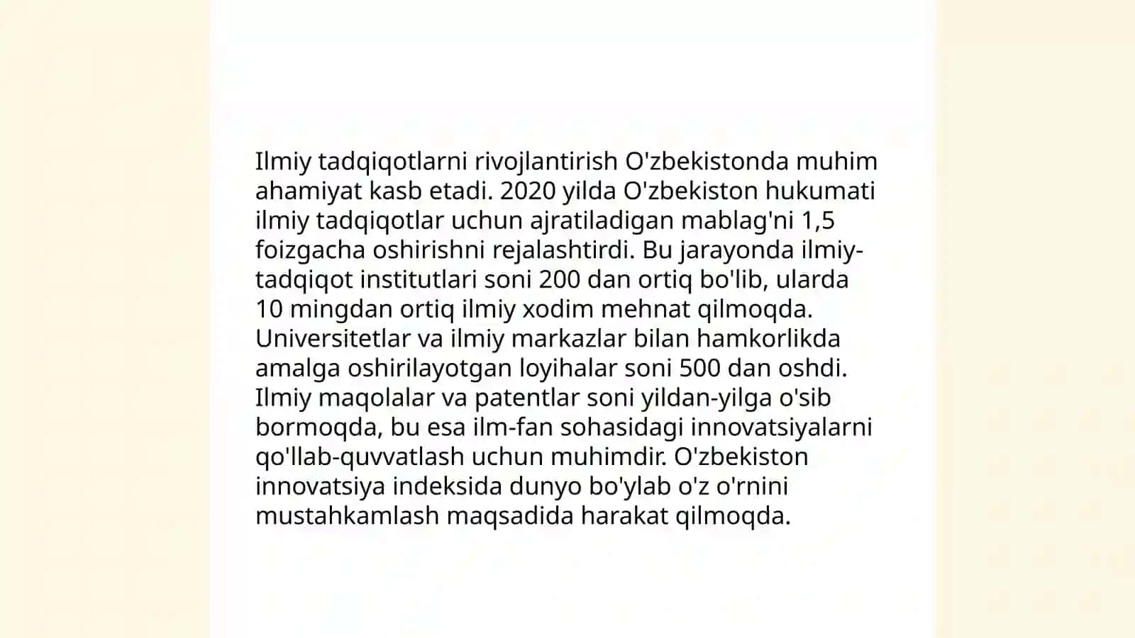 Oʻzbekiston respublikasi Oliy taʼlim tizimini 2030 yilgacha rivojlantirish konsepsiyasi 4