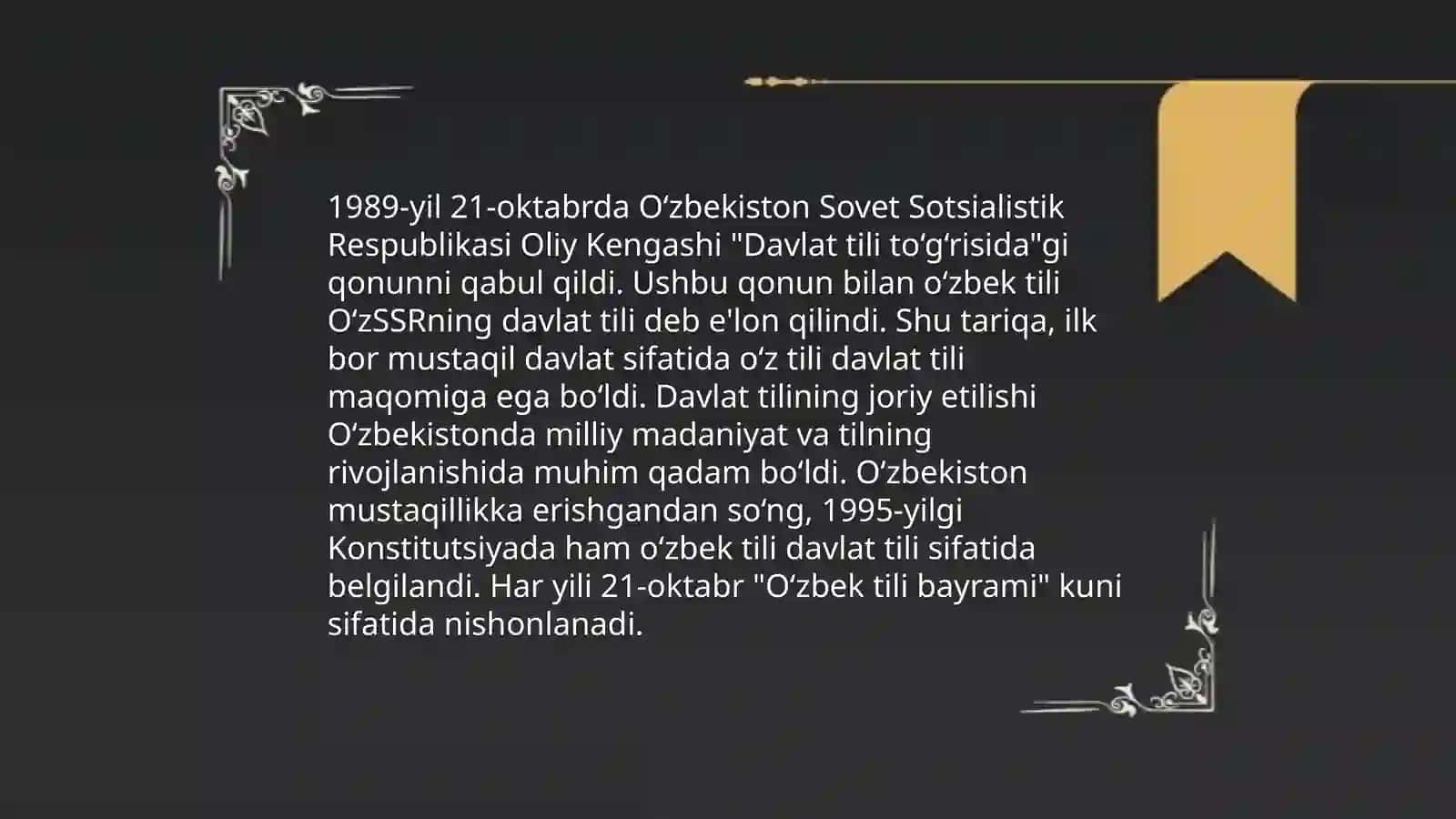 O'zbek tili tarixiy rivojlanishi 4