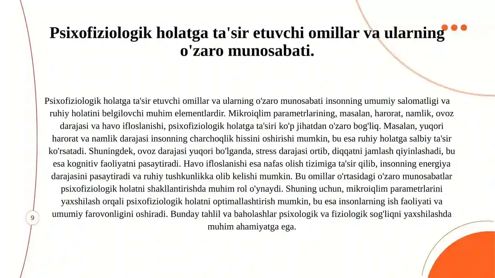 Mikroiqlim parametrlarini majmuali psixofiziologik baholash 4