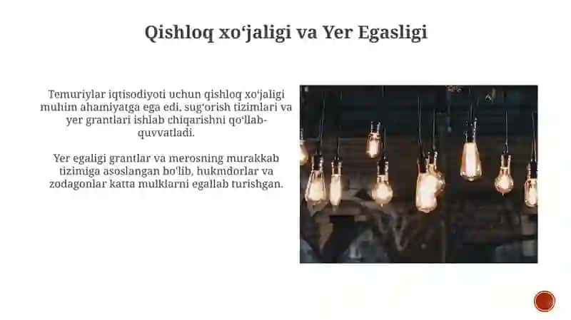 Temuriylar davridagi iqtisodiy g'oyalari 4