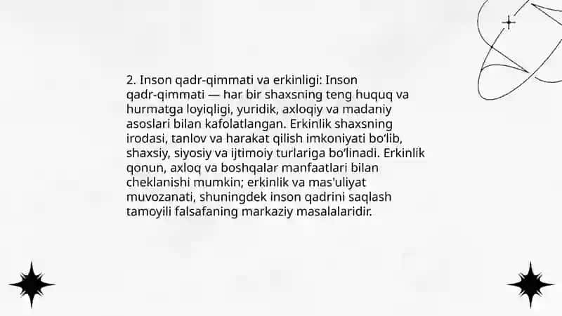 Inson falsafasi 4