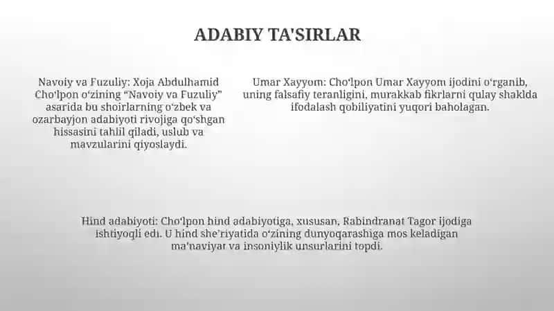 Abdulhamid ChoʻLpon Hayoti Va Ijodi 4