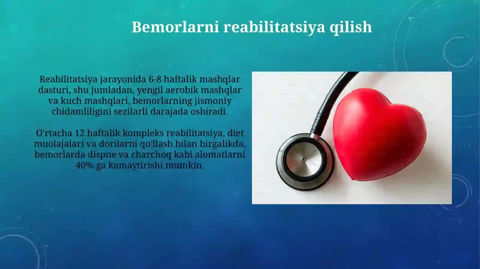 Surunkali qon aylanish yetishmovchiligi 4
